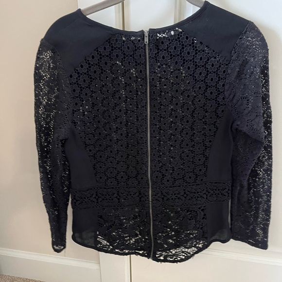 Lucky brand black lace top - Picture 2 of 2